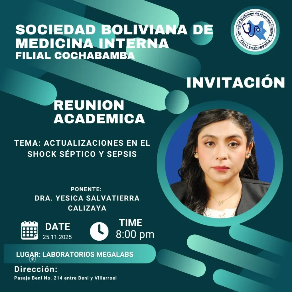 SOCIEDAD BOLIVIANA DE MEDICINA INTERNA | Noticias y Eventos | DRA. YESICA SALVATIERRA CALIZAYA