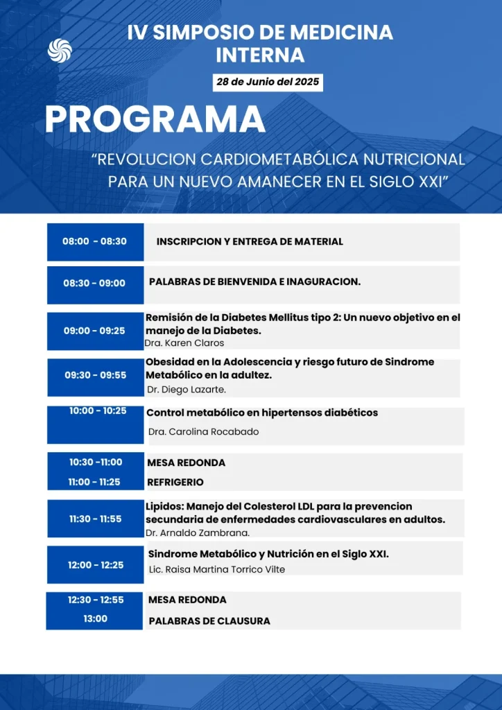 IV SIMPOSIO DE MEDICINA INTERNA | Noticias y Eventos