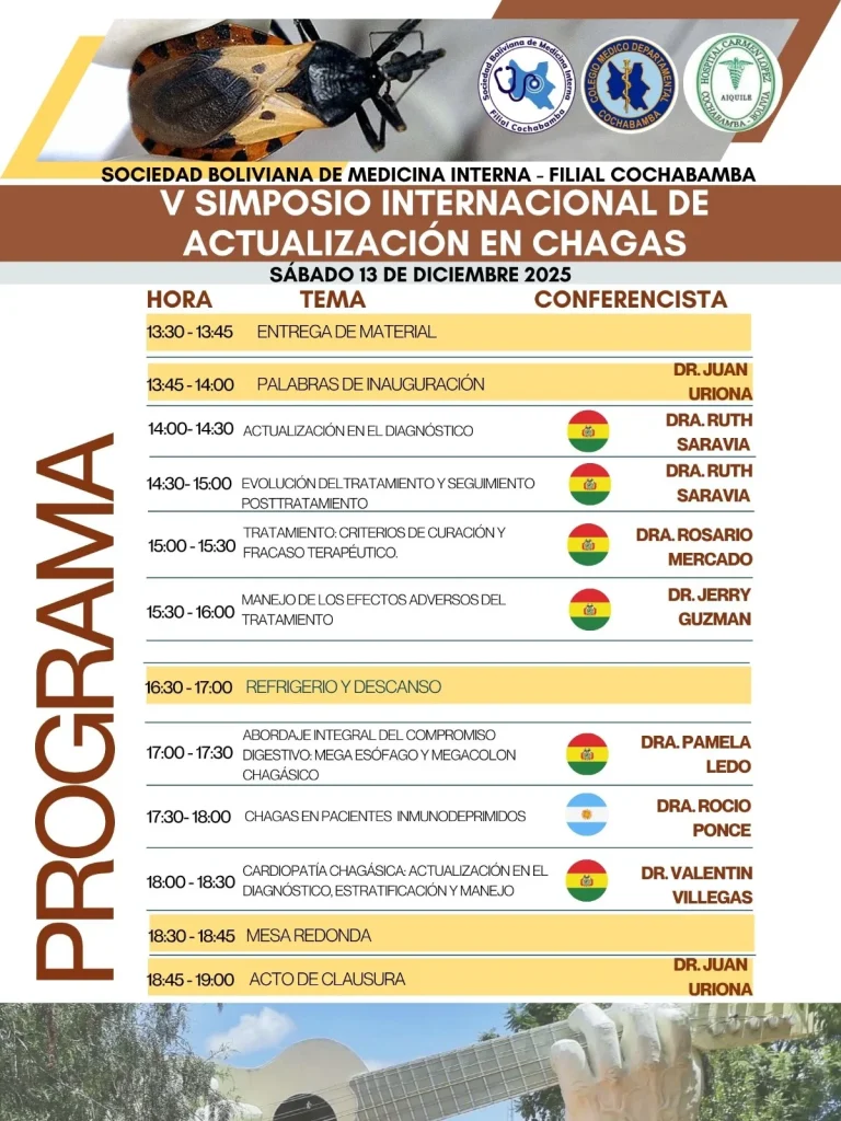 V SIMPOSIO INTERNACIONAL DE ACTUALIZACIÓN EN CHAGAS | Noticias y Eventos